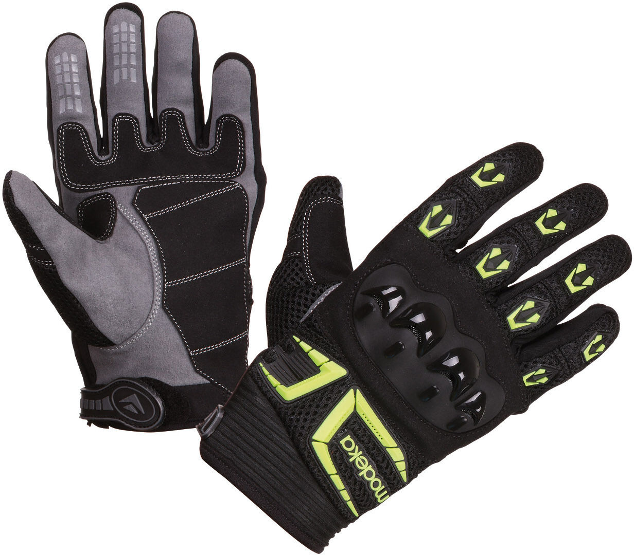 Modeka MX Top Gants Noir Jaune S