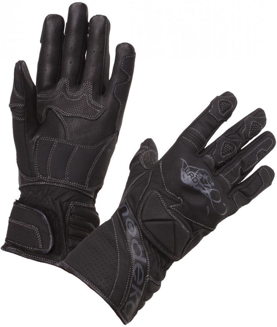 Modeka Ladies Motorcycle Gloves Gants de moto de dames Noir L