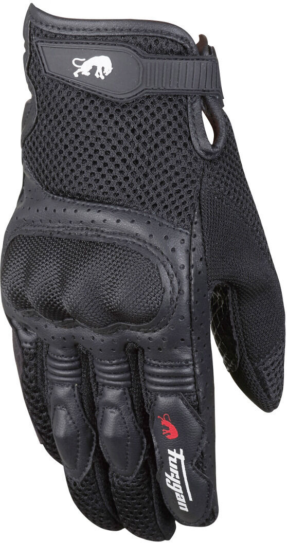 Furygan TD12 Mesdames les gants de moto Noir XL