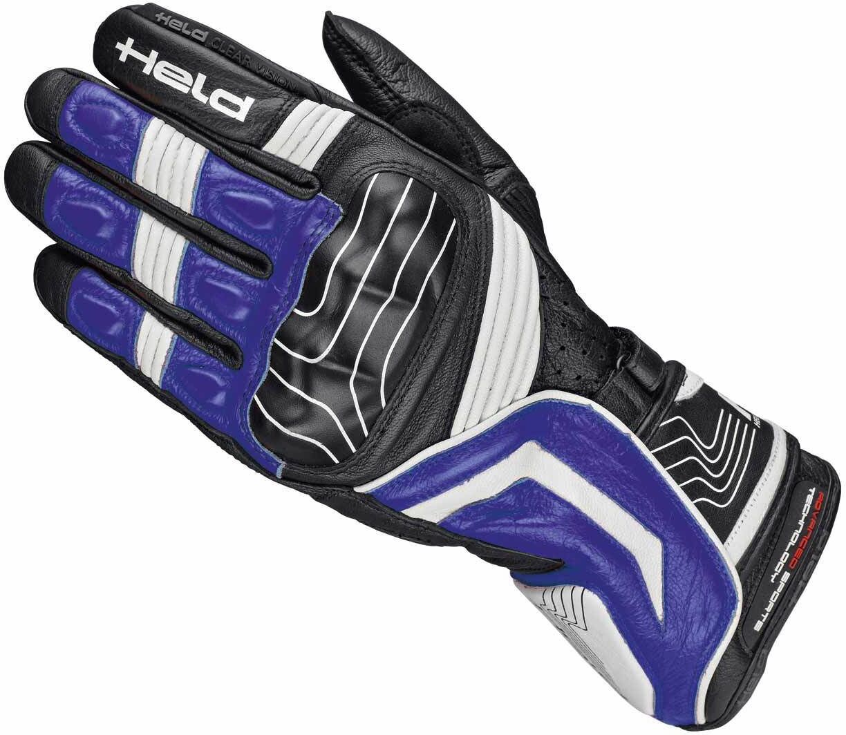 Held Revel Gants de moto Noir Bleu M L