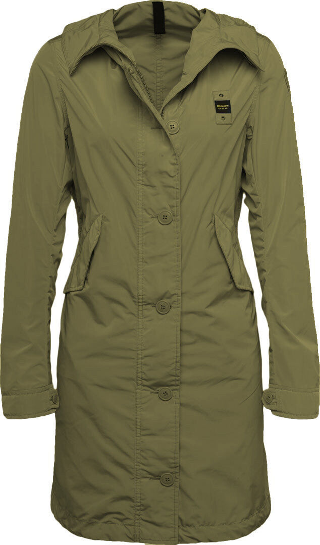 Blauer USA Long Unlined Trench Mesdames imperméable Vert L