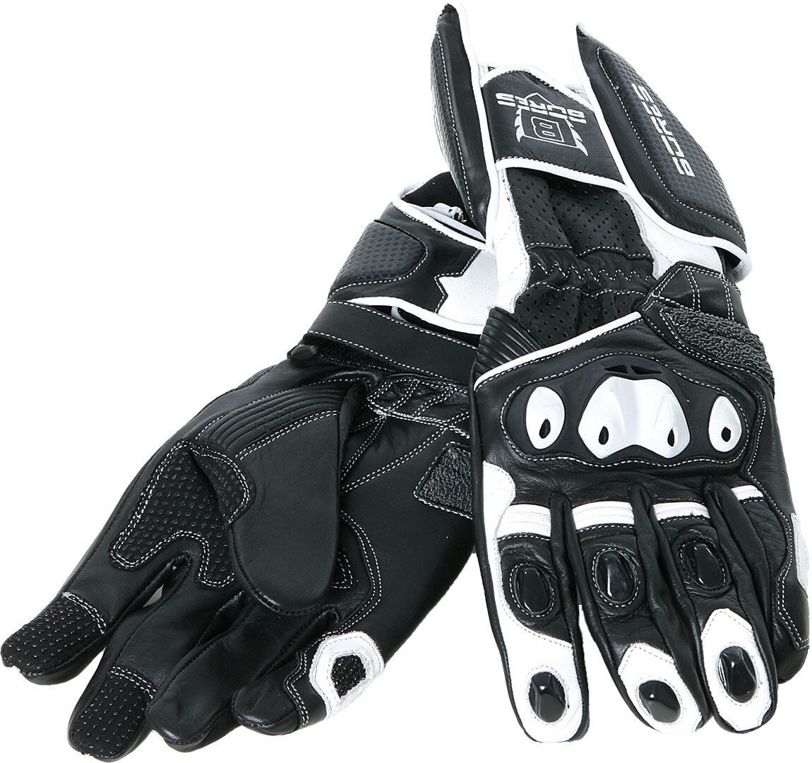 Bores Race Gloves Gants Noir Blanc 2XL