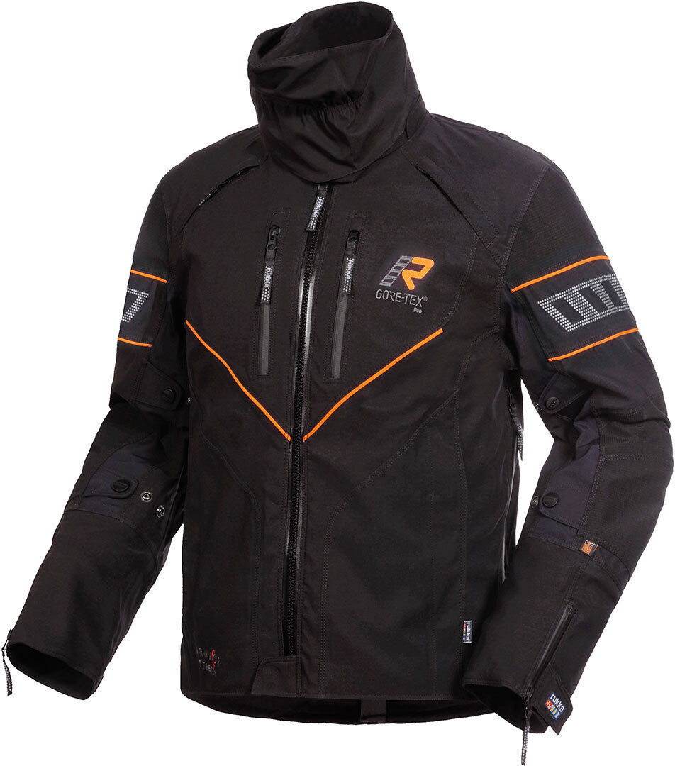 Rukka Realer GTX Veste textile moto Noir Orange 66