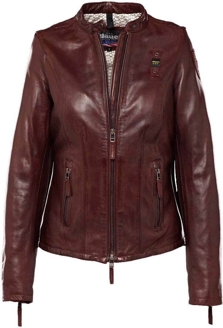 Blauer USA 1459 Veste en cuir de dames Brun XS