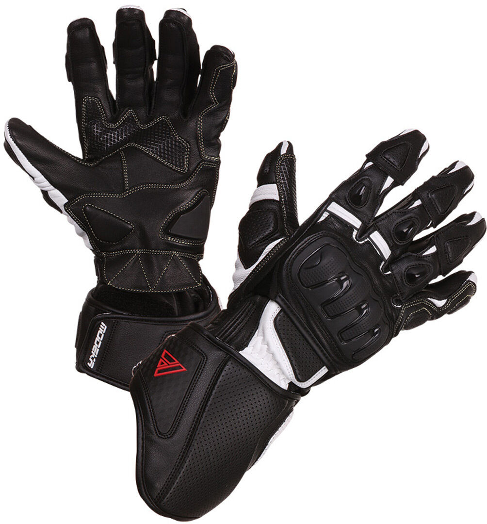 Modeka Jayce Motorcycle Gloves Gants de moto Noir Blanc XL