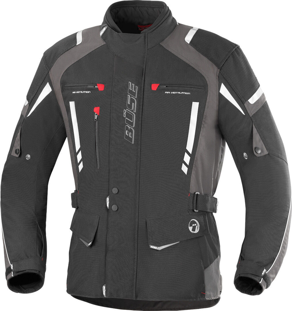 Büse Torino Pro Veste Textile moto Noir Gris 5XL