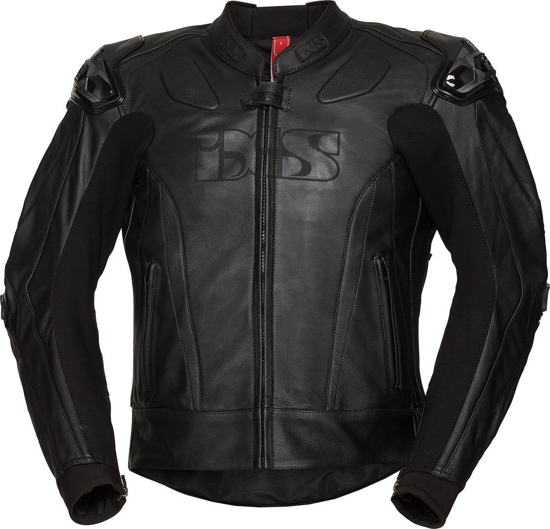 IXS X-Sport LD RS-1000 Veste de moto en cuir Noir 54