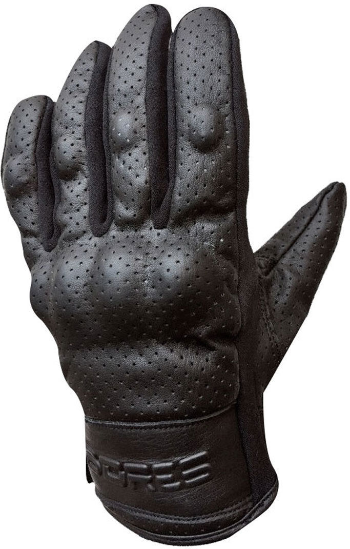 Bores Black Love Leather Gloves Gants en cuir Noir 2XL