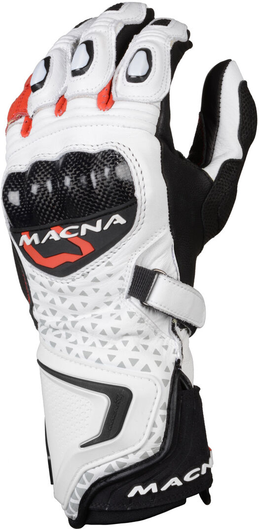 Macna Track R Gants Noir Blanc Rouge XS