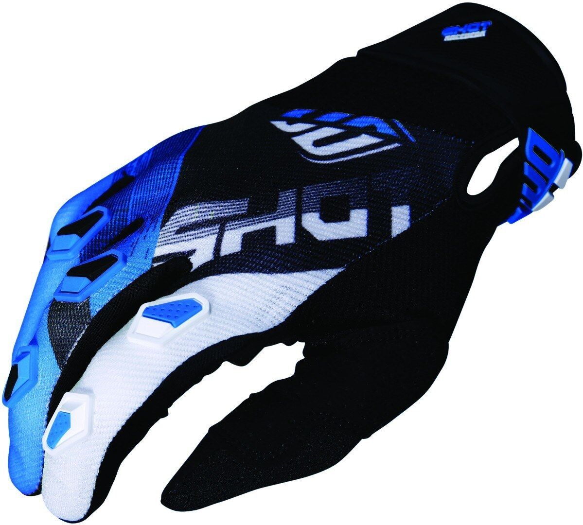 Shot Devo Ultimate Gants de motocross Noir Bleu 3XL