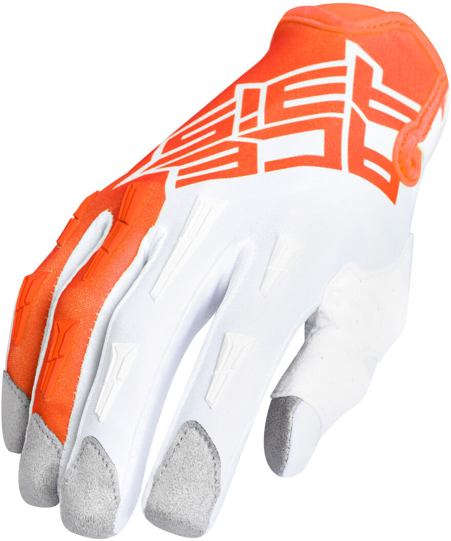 Acerbis X-P Gants Motocross Blanc Orange S