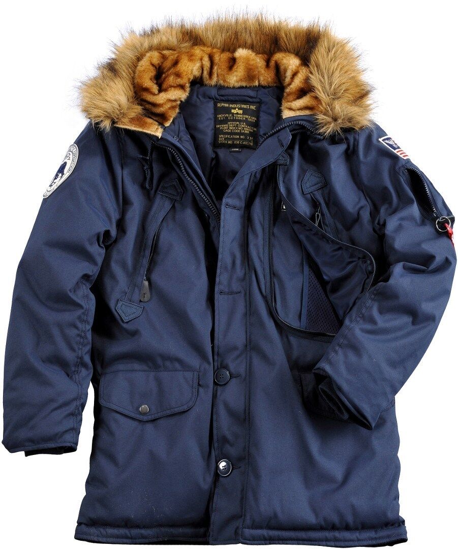 Alpha Industries Polar Veste Bleu M