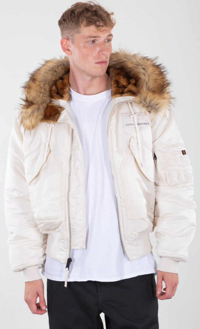 Alpha Industries 45P Hooded Custom Veste Blanc S