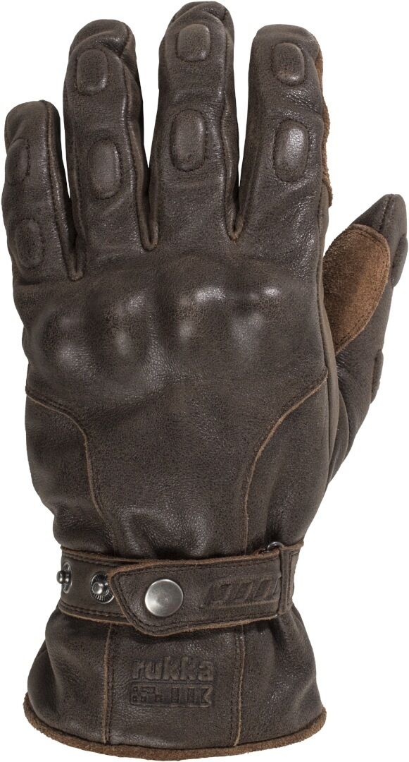 Rukka Elkford Motorcycle Gloves Gants de moto Brun M L