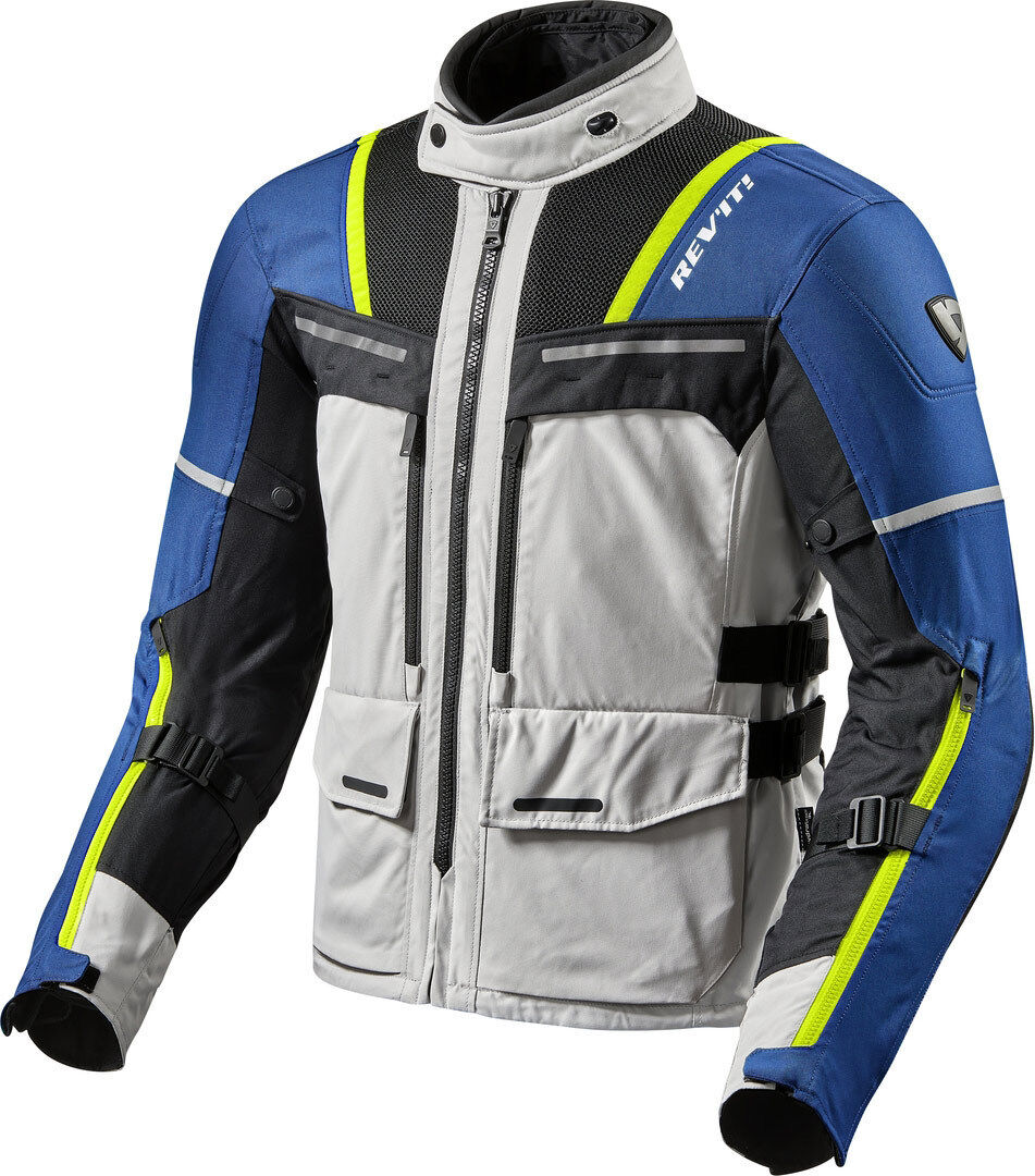 Revit Offtrack Veste Textile moto Gris Bleu M