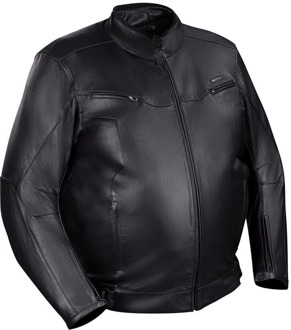 Bering Gringo Veste de cuir de moto grande taille Noir 2XL