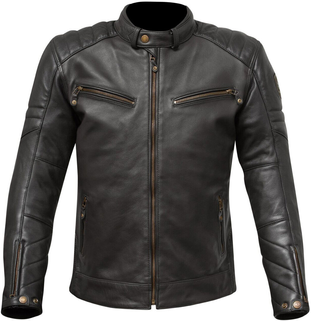 Merlin Chase Veste de moto en cuir Noir XL