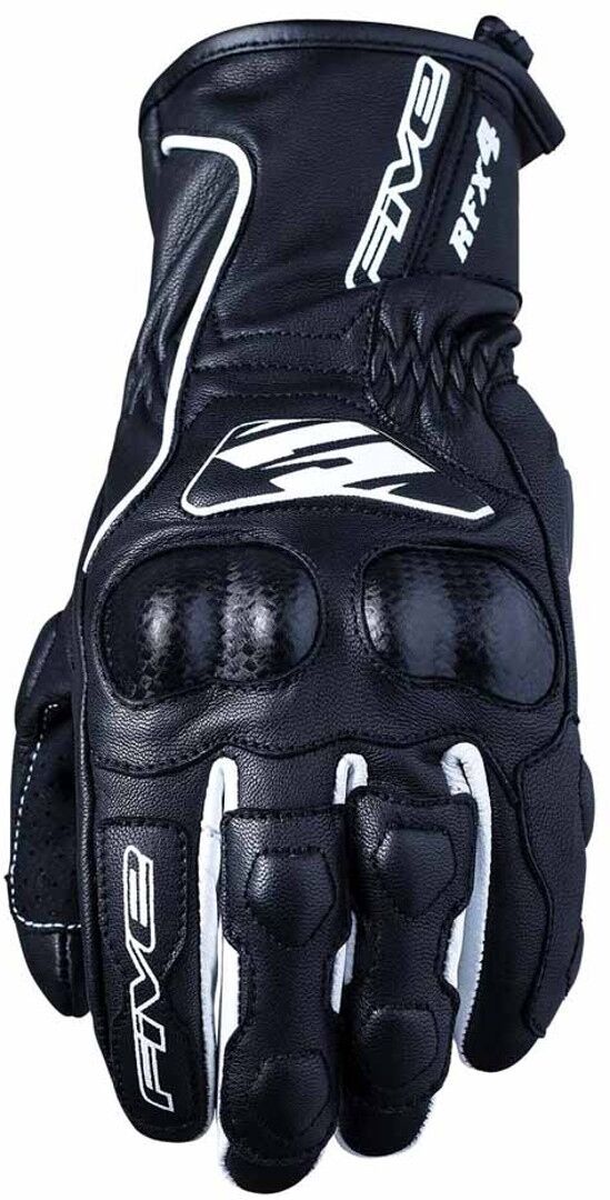 Five RFX 4 Ladies Motorcycle Gloves Gants de moto pour dames Noir Blanc M