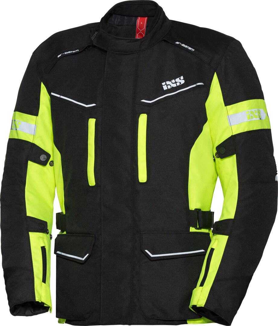 IXS Tour Evans-ST Veste Textile moto Noir Jaune 4XL