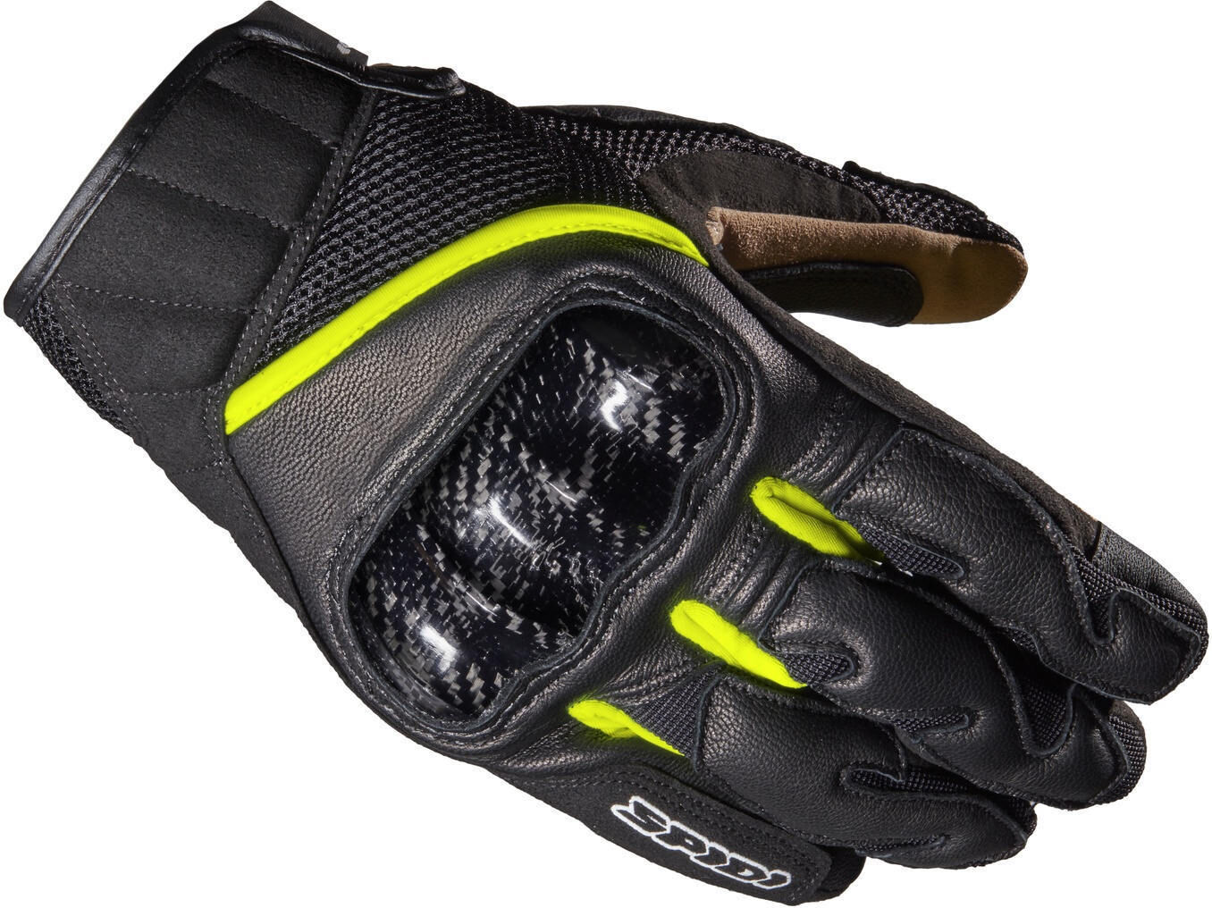 Spidi Rebel Gants de moto Noir Jaune 2XL