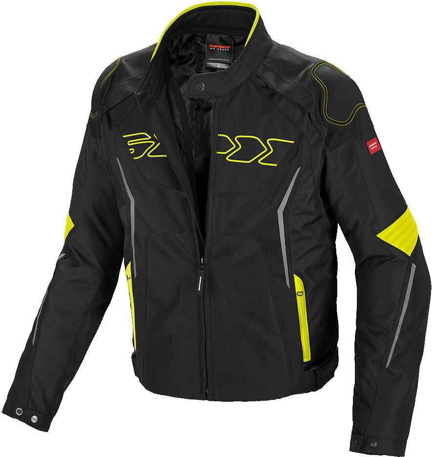 Spidi Tronik Tex Veste Textile moto Noir Jaune XL