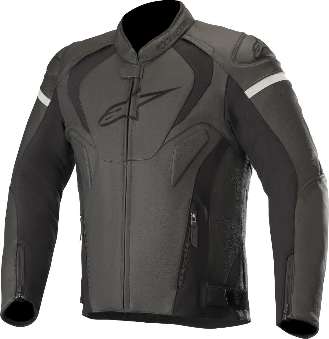 Alpinestars Jaws v3 Veste en cuir de moto Noir 56