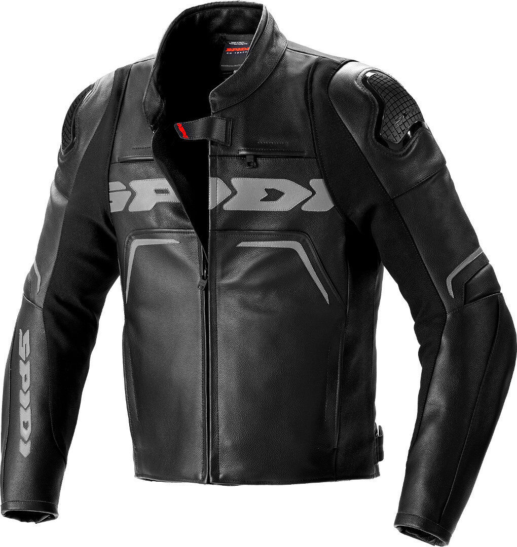 Spidi Evorider 2 Veste en cuir de moto Noir 48