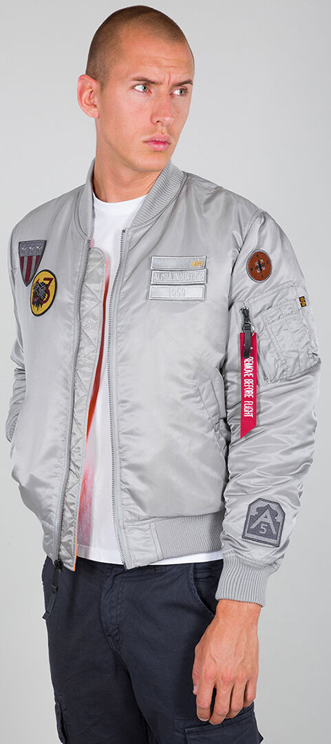 Alpha Industries MA-1 Air Force veste Argent XL