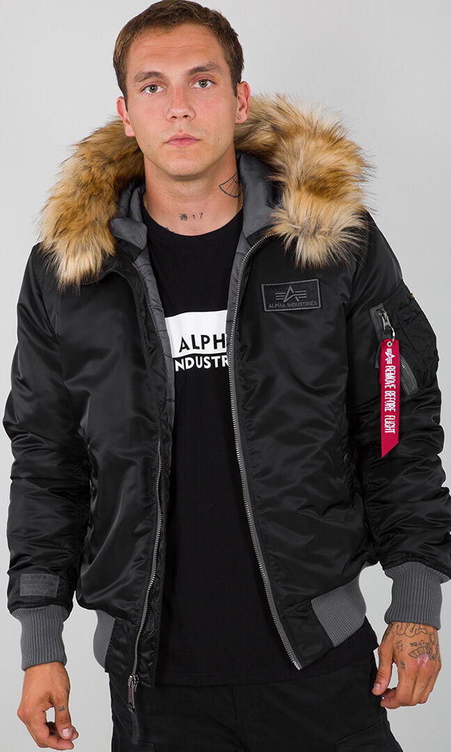 Alpha Industries MA-1 Hooded CW veste Noir 3XL