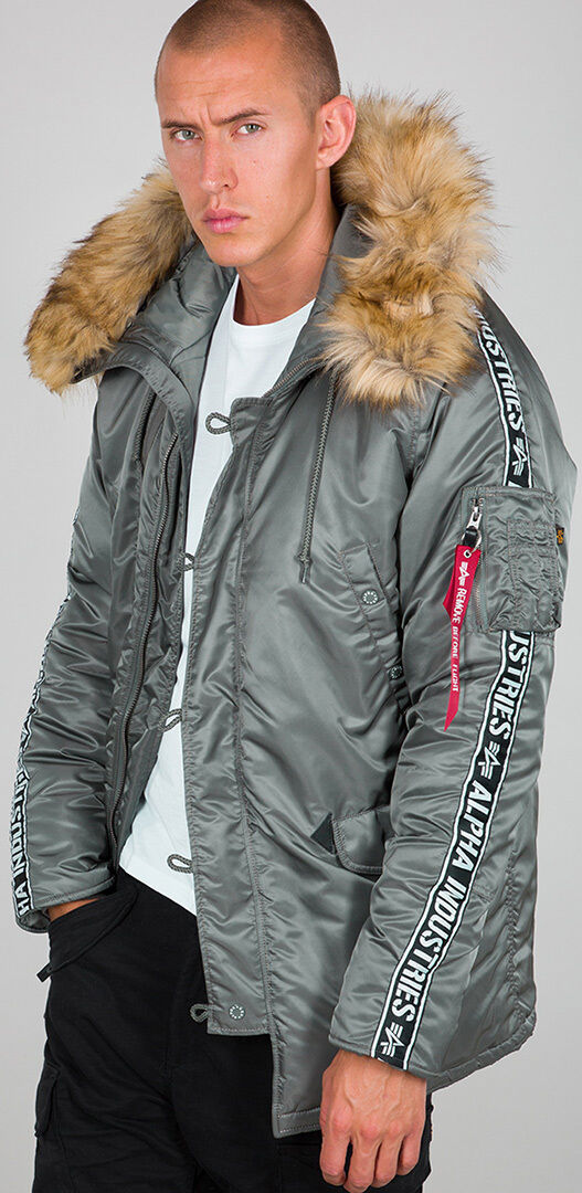 Alpha Industries N-3B AI-Tape veste Gris M