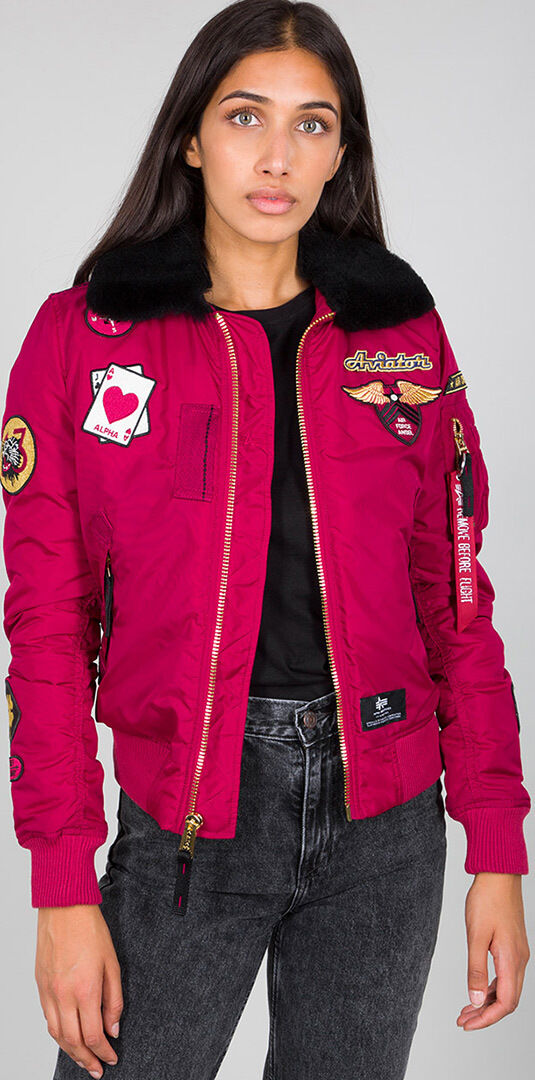 Alpha Industries Injector III Custom Veste Pour dames Rose S