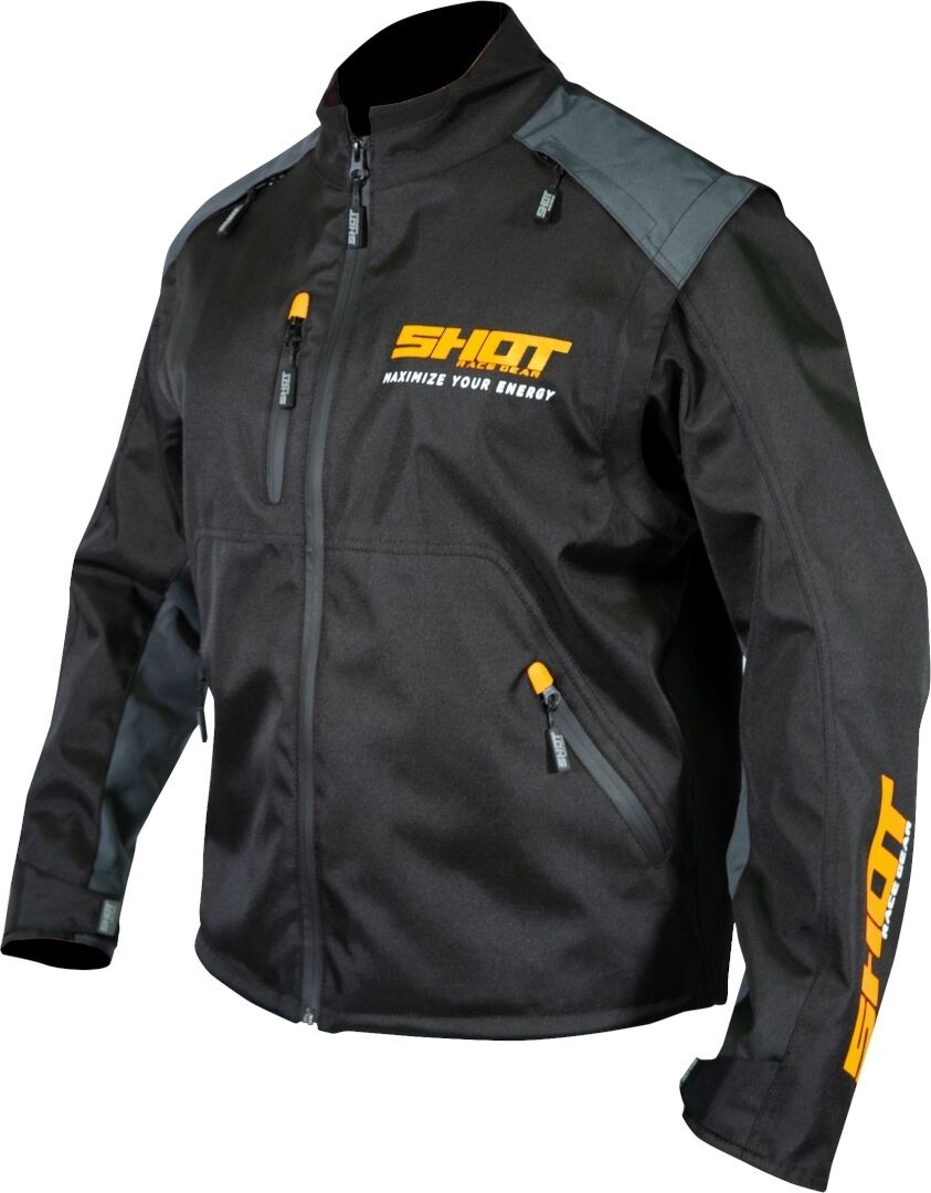 Shot Contact Assault Veste Motocross Noir Orange L