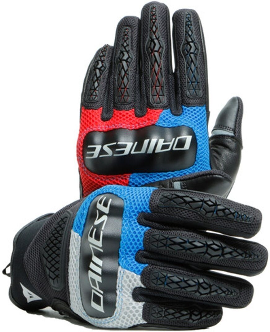 Dainese D-Explorer 2 Gants de moto Noir Rouge Bleu 3XL