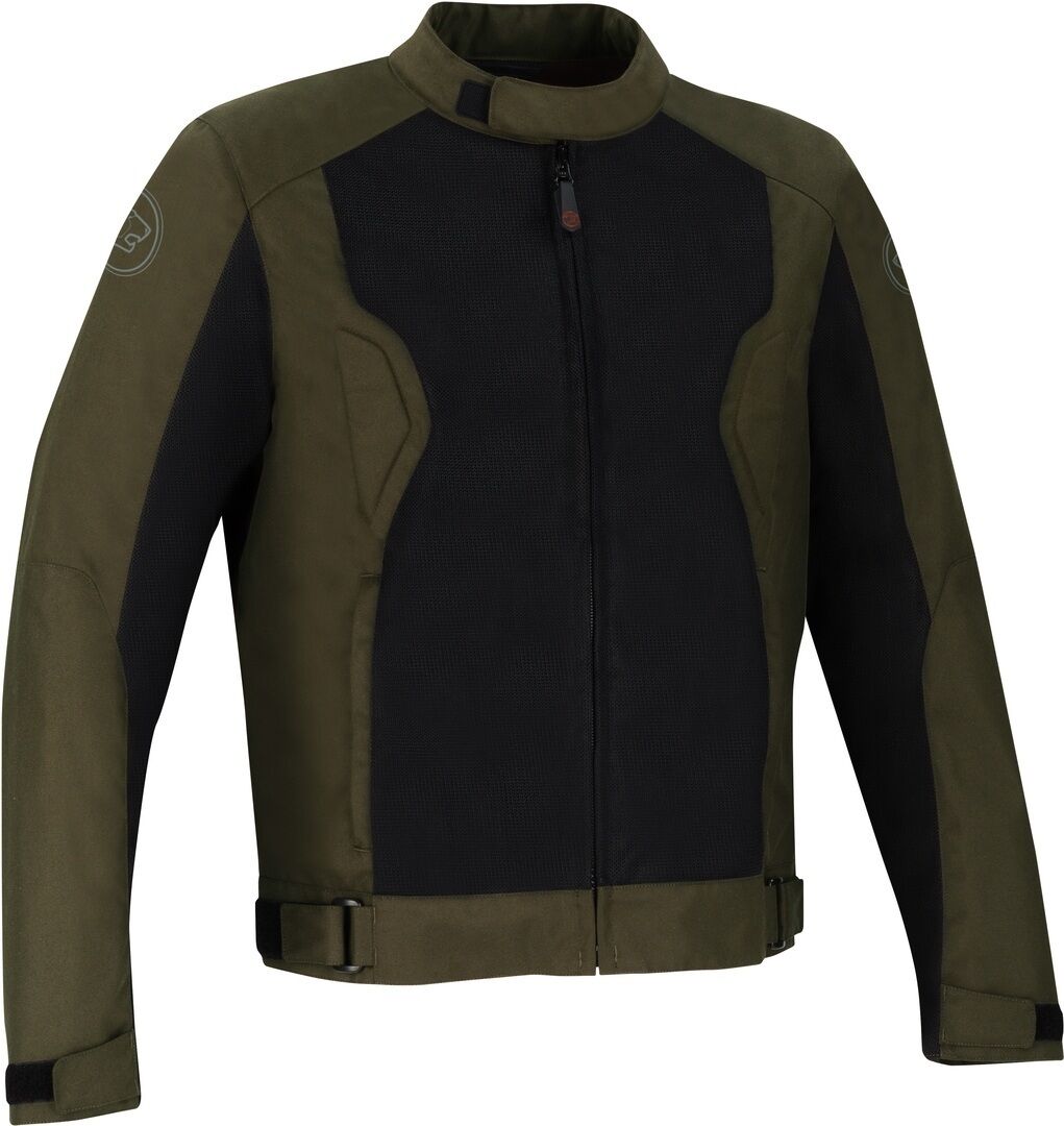 Bering Riko Veste textile de moto Vert Brun L