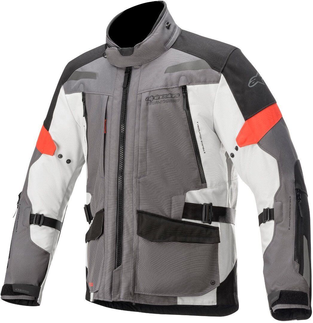 Alpinestars Valparaiso V3 Drystar Veste textile de moto Noir Gris Blanc L