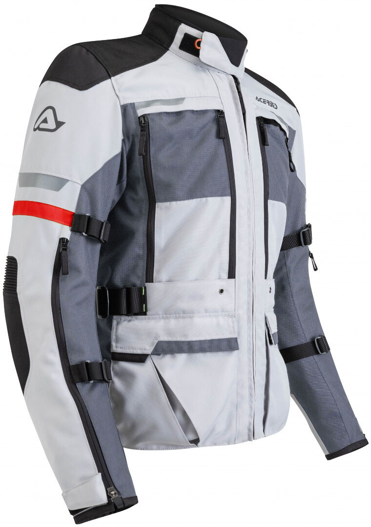 Acerbis X-Tour Motorcycle Textile Jacket Veste textile de moto Gris XL