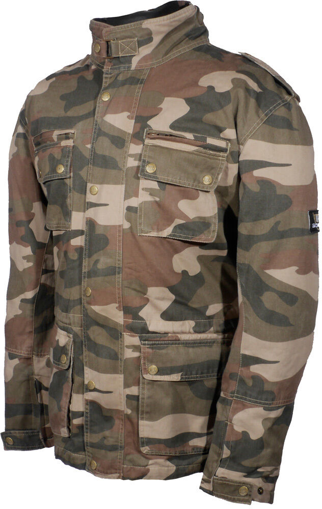 Bores B-69 Military Camo Veste textile de moto Multicolore 6XL