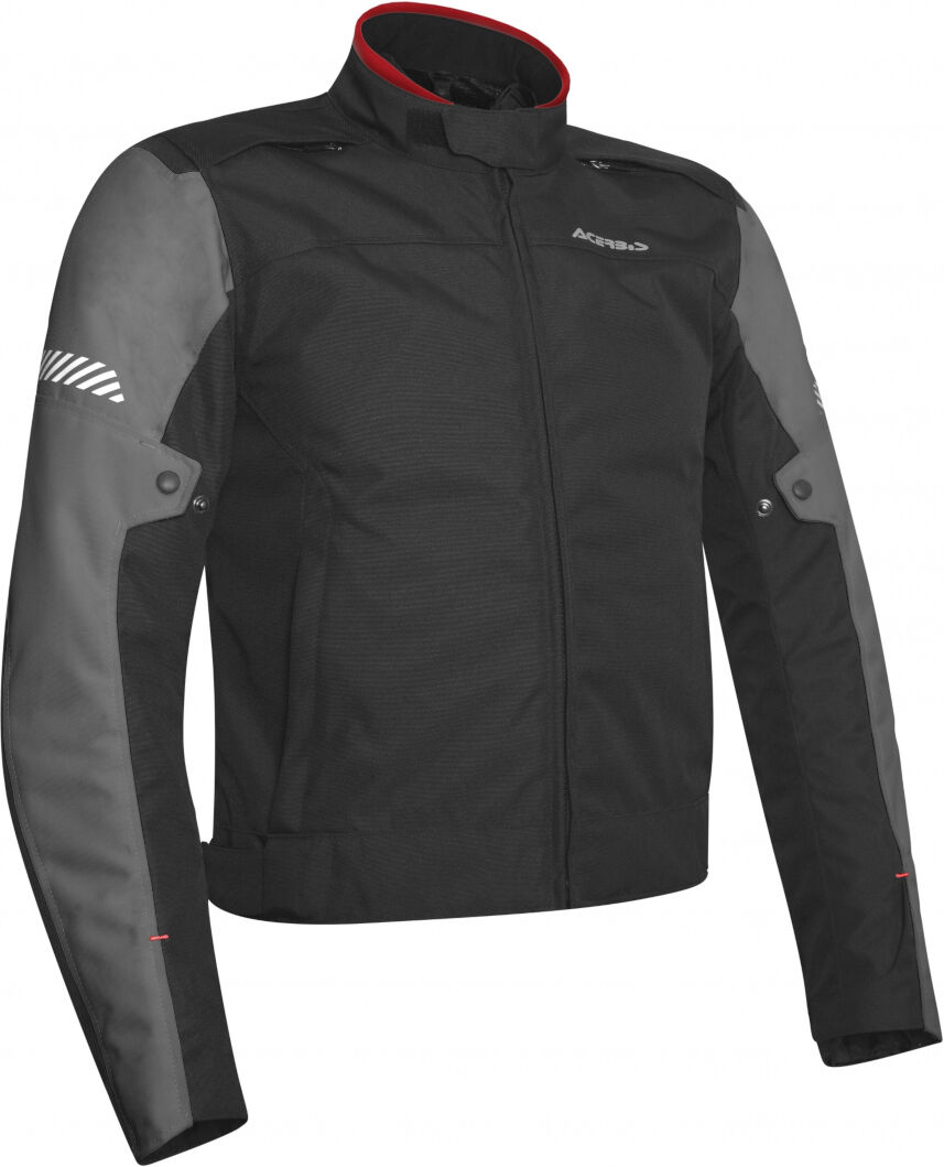 Acerbis Discovery Ghibly Veste textile de moto Noir Gris L