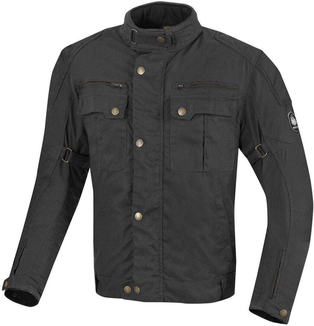 Merlin Perton Veste cirée de moto Noir XL