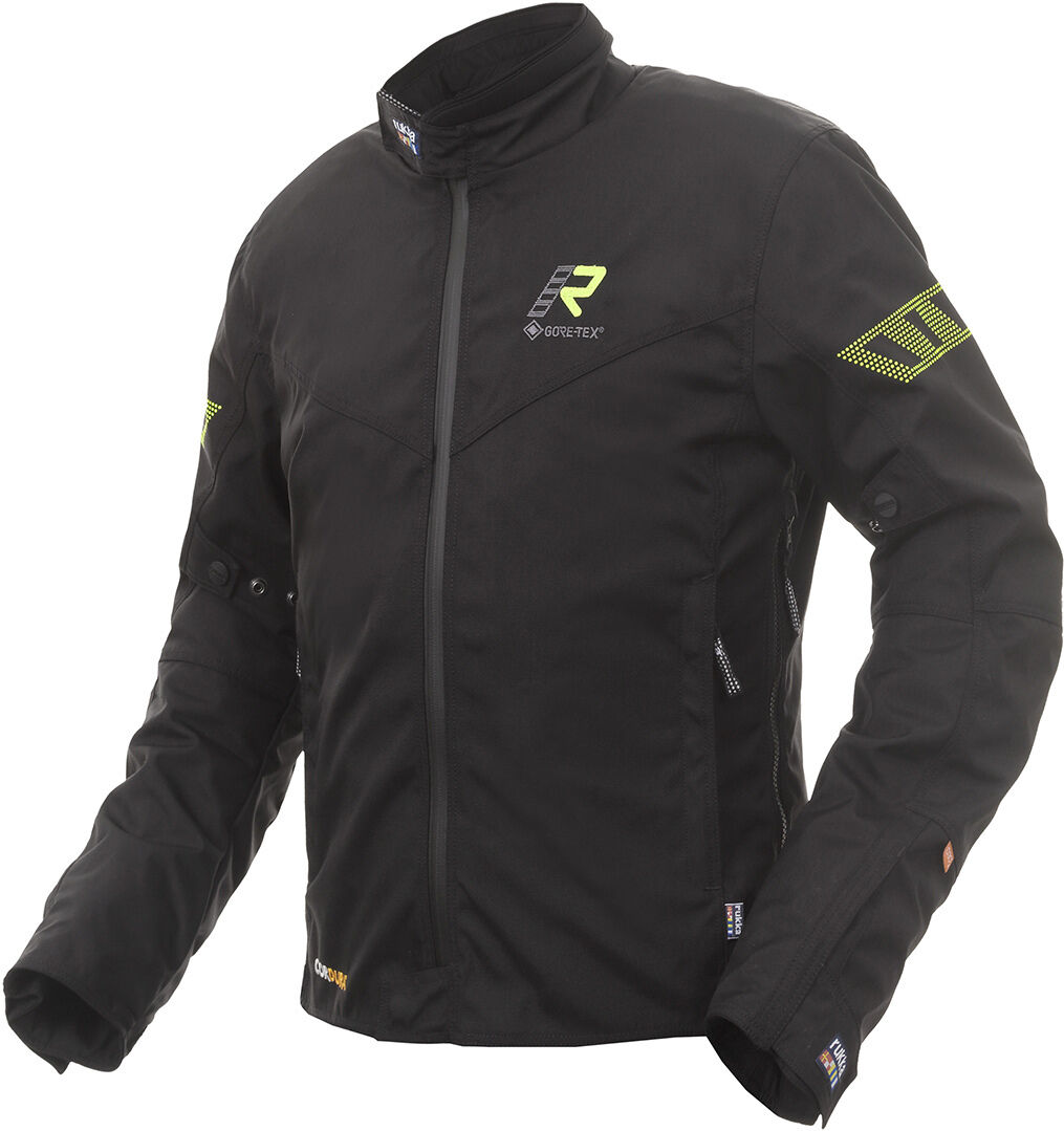 Rukka Start-R Motorcycle Textile Jacket Veste textile de moto Noir Jaune 52