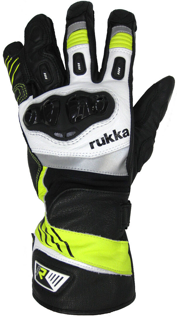Rukka Argosaurus 2.0 Gore-Tex Motorcycle Gloves Gants de moto Gore-Tex Noir Jaune 3XL