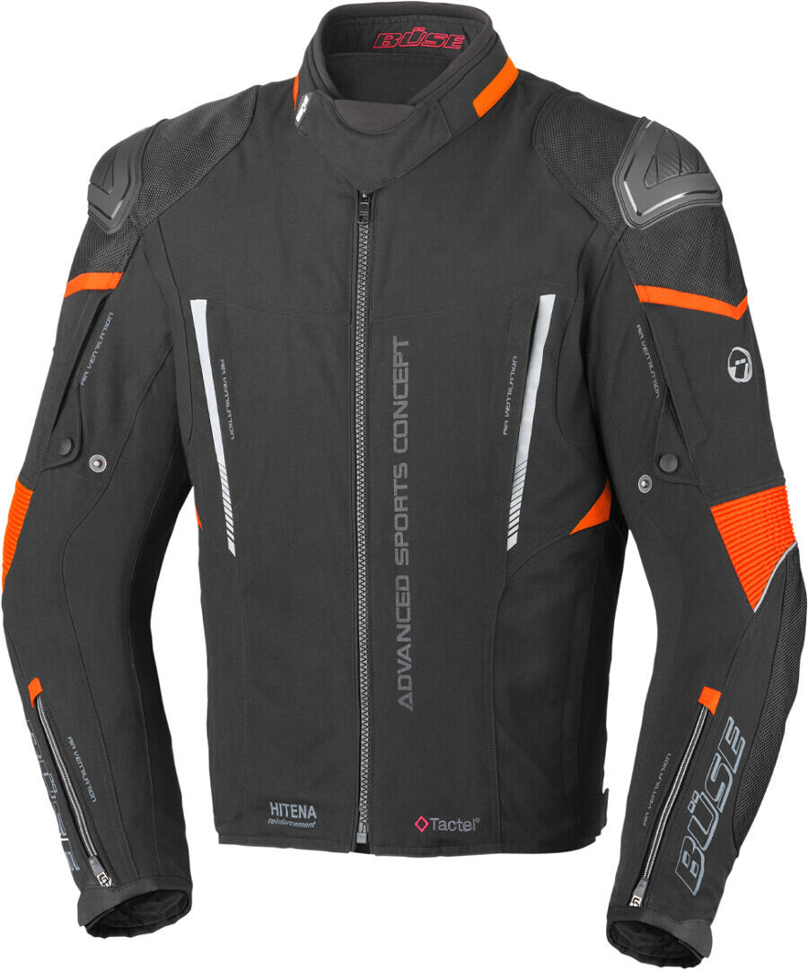 Büse Rocca Veste textile de moto Orange 46