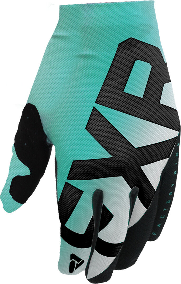 FXR Slip-On Air Gants Motocross Noir Vert 2XL