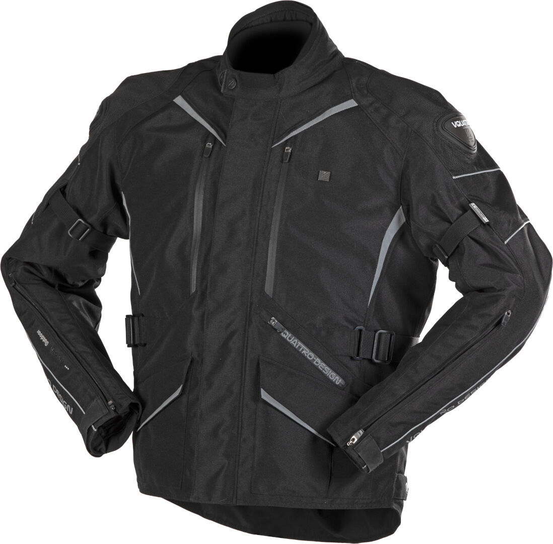 VQuattro Hurry Veste textile de moto Noir S