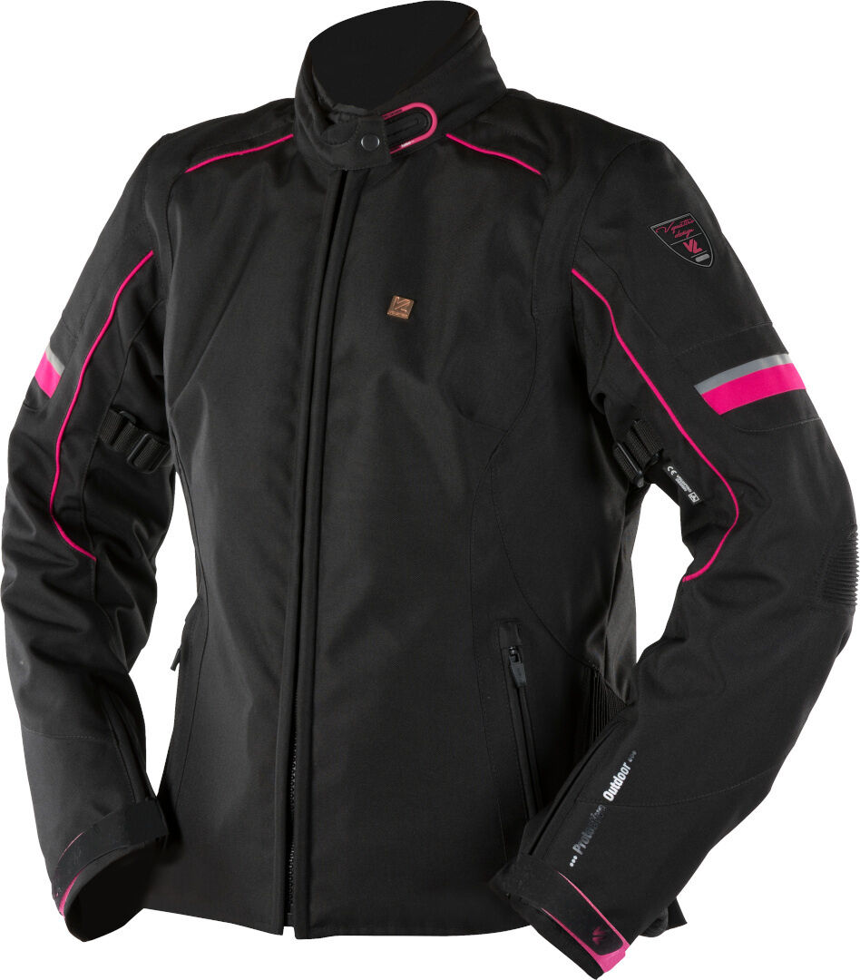 VQuattro Livya Veste textile de moto de dames Noir Rose XL