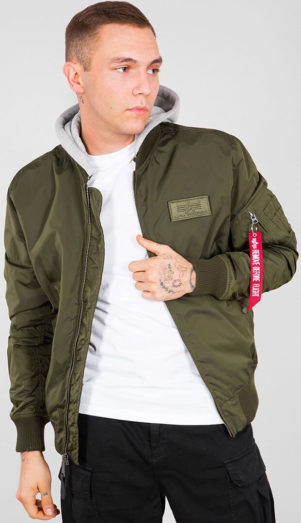 Alpha Industries MA-1 TT Hood Veste Vert 3XL