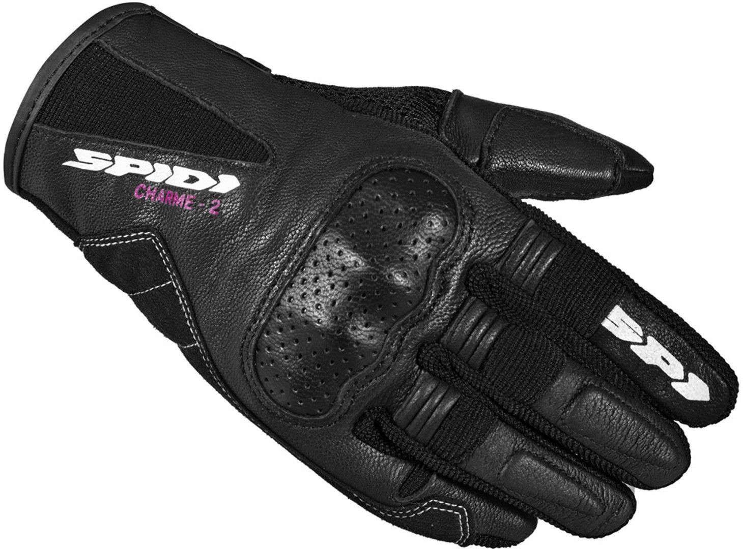 Spidi Charme 2 Gants de moto de dames Noir Blanc L