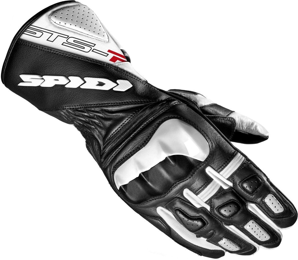 Spidi STS-R2 Gants de moto de dames Noir Blanc XL