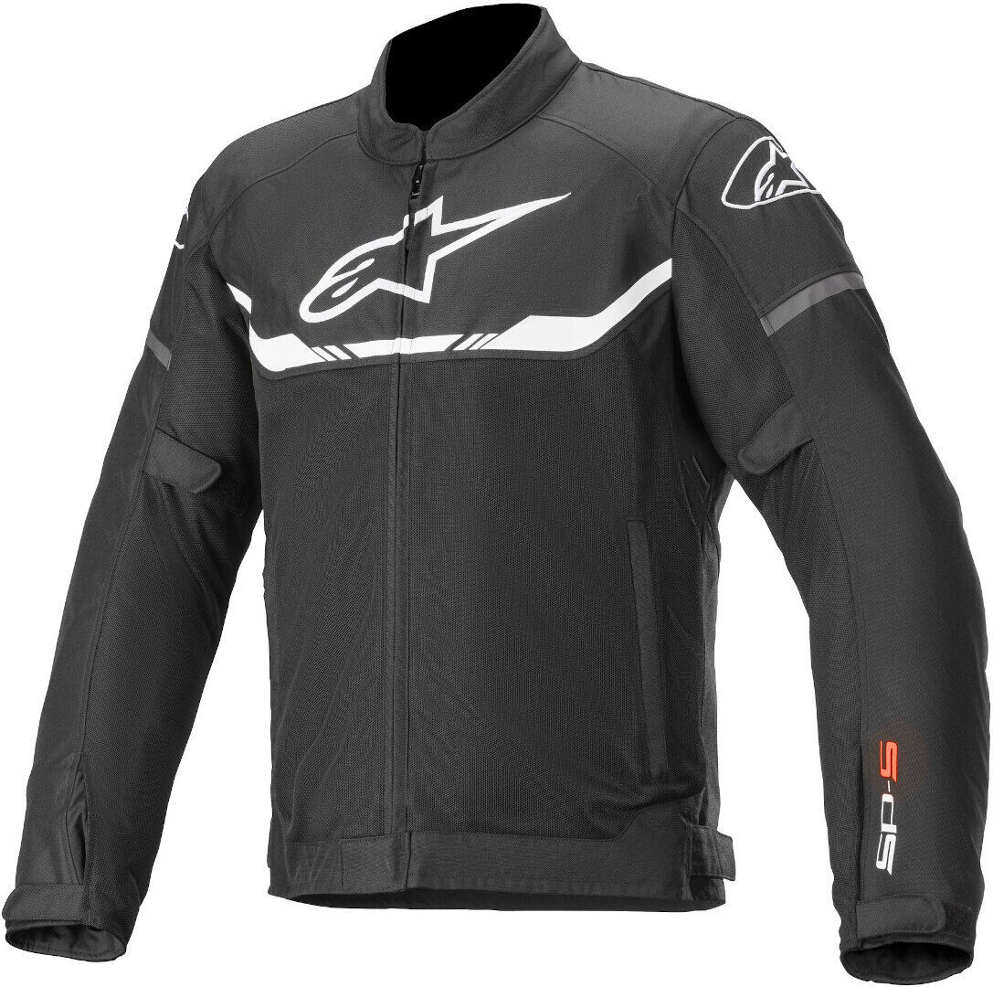 Alpinestars T-SPS Air Veste textile de moto Noir Blanc 4XL