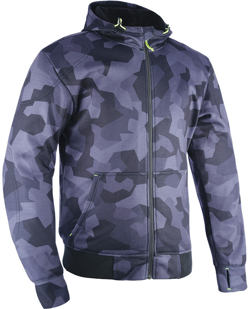 Oxford Super 2.0 Sweat à capuche de moto Noir Multicolore 3XL